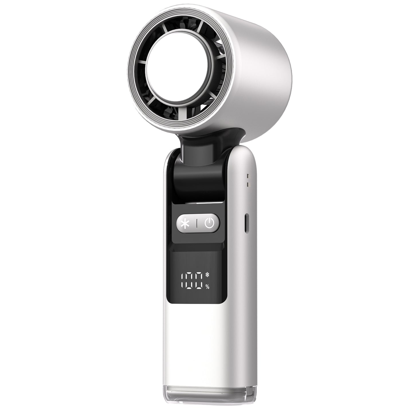 Turbos Chilled Ice Sensation Cold Fan Super Mini Turbos Speed Fan USB Powered Digital Display For Outdoor Camping Travel - Rendtronics