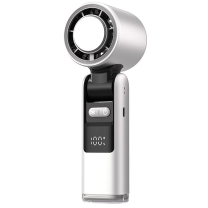 Turbos Chilled Ice Sensation Cold Fan Super Mini Turbos Speed Fan USB Powered Digital Display For Outdoor Camping Travel - Rendtronics