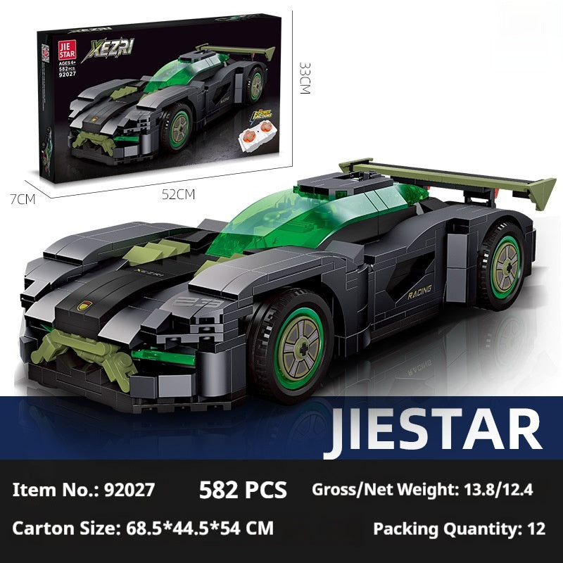 Assemble DIY Tech Sports Car Bricks - Rendtronics