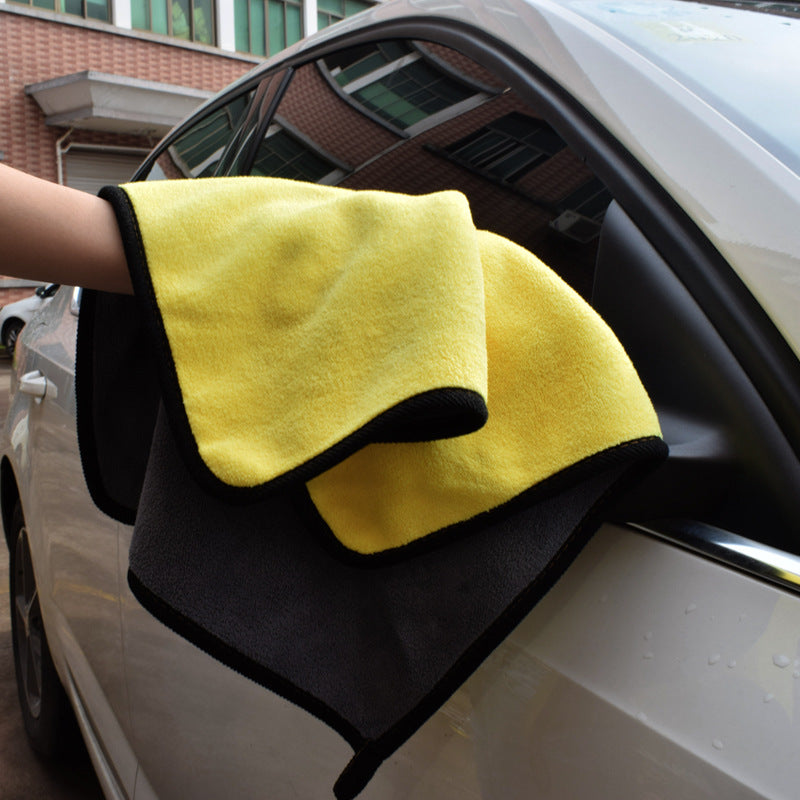 Two-color Couble-sided Car Dual-use Cleaning Car Wash Towel - Rendtronics