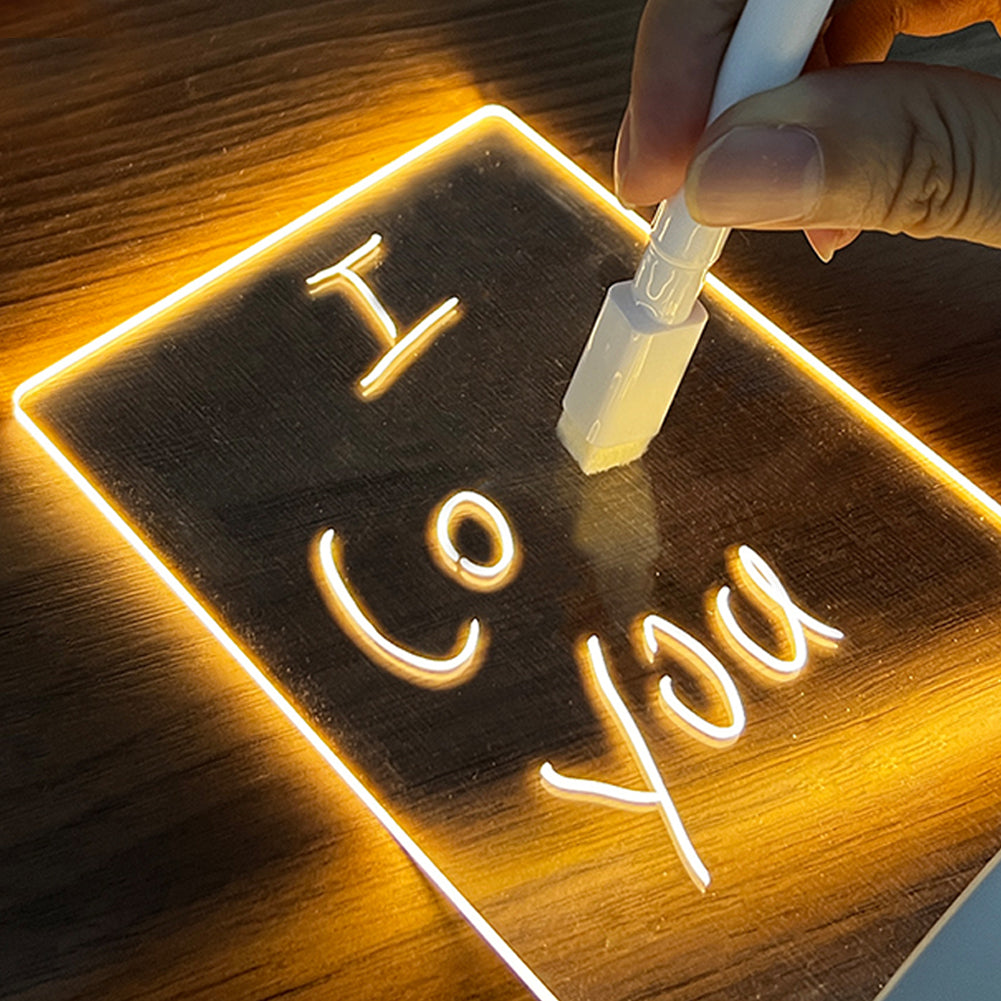 Lavagna LED Luminosa con Luce Notturna - Rendtronics