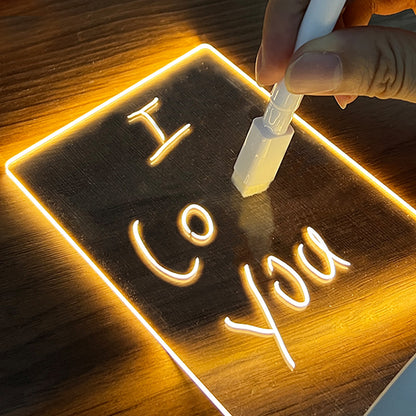 Lavagna LED Luminosa con Luce Notturna - Rendtronics
