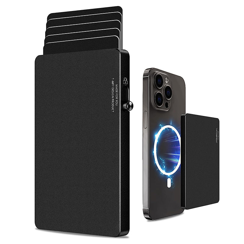TOYFID All-Aluminum Pop Up Slide Rfid Slim Basic Card personalized wallet for men by TOYFID Wallet