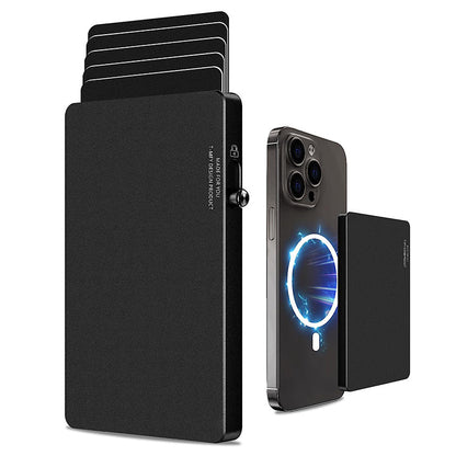 TOYFID All-Aluminum Pop Up Slide Rfid Slim Basic Card personalized wallet for men by TOYFID Wallet