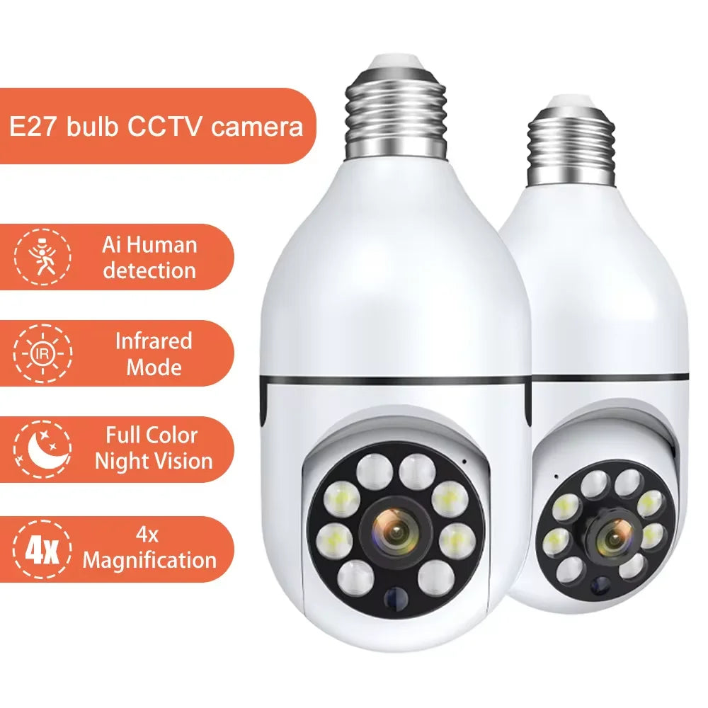 E27 Wifi Camera Bulb 3MP with Night Vision by OBA