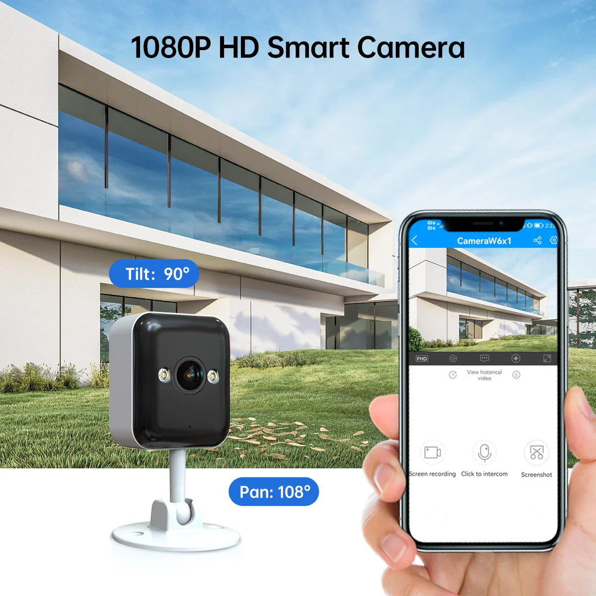 1080P Wifi Outdoor Security Camera with 5x Zoom by OBA