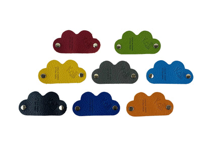 K0039FB | Heart Winder Made in Italy Genuine Full Grain Leather, Dollar Grain - Grey Color - Size: 5 x 8 x 0.5 cm - Package: Hard Bottom/Lid Gift Box by Kaili mood