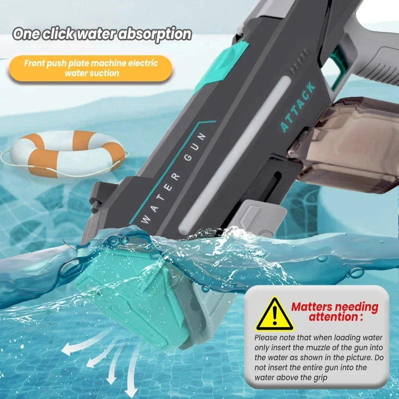Large Capacity Electric Water Gun with LED Lights by OBA