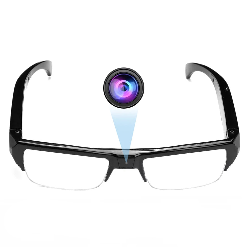 1080P HD Mini Camera Glasses Wearable DVR Video Recorder Black by OBA