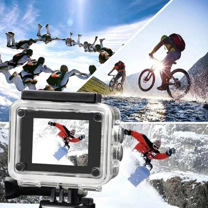 4K Sports Action Camera 30M Waterproof Black by OBA