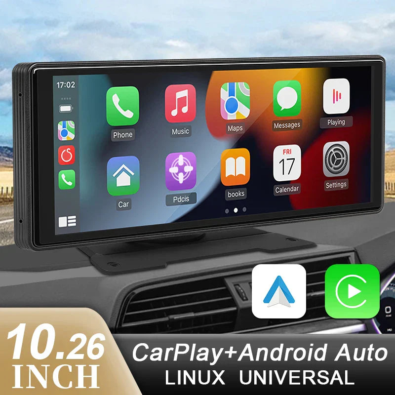 Universal Wireless Carplay Android Auto Car Screen by OBA