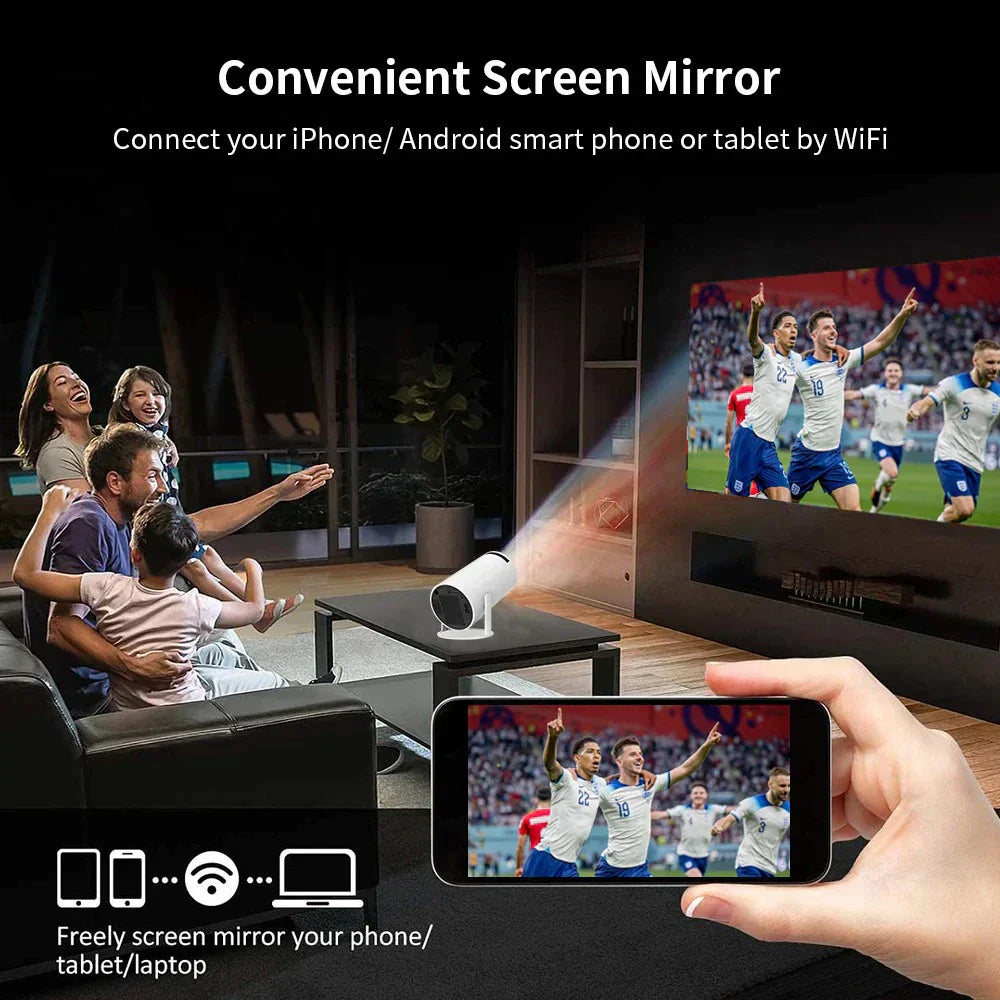 Transpeed 4K Wifi6 Portable Projector by OBA