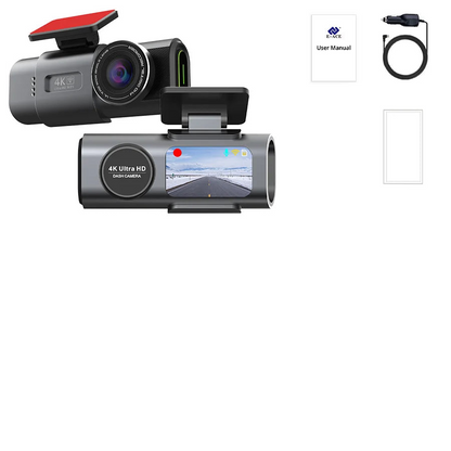 Dash Cam 4K Uhd Doppia Lente Visione — Registra tutto, sempre