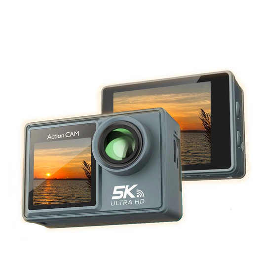 5K Ultra HD Action Camera with Electronic Stabilization Grey by OBA
