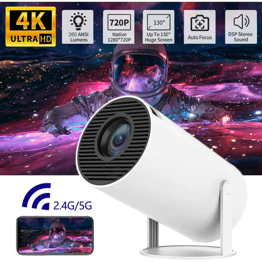 Transpeed 4K Wifi6 Portable Projector by OBA