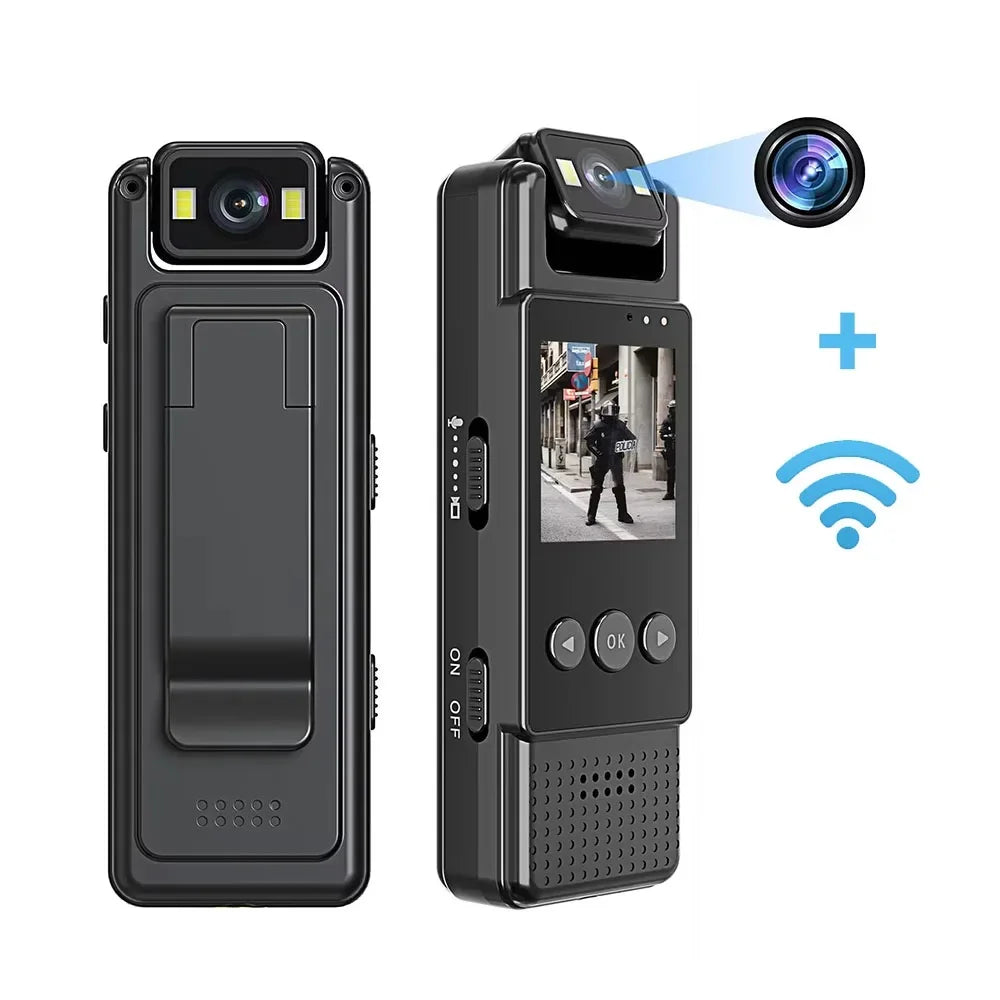 Mini 1080P Body Camera Digital with 64GB Black by OBA
