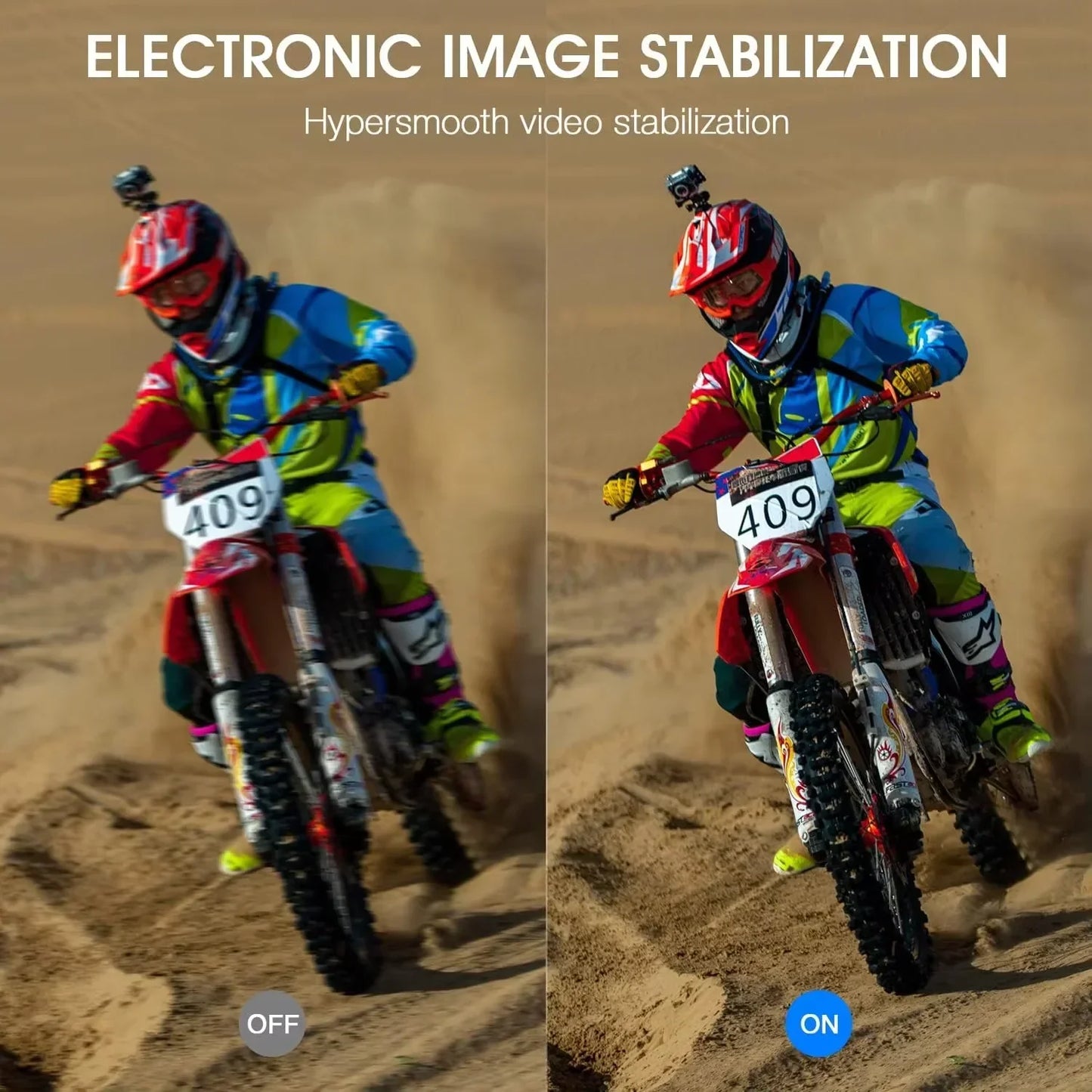 5K Ultra HD Action Camera with Electronic Stabilization Grey by OBA