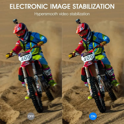 5K Ultra HD Action Camera with Electronic Stabilization Grey by OBA