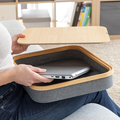 Portable Laptop Desk with Storage Tray Larage InnovaGoods by InnovaGoods