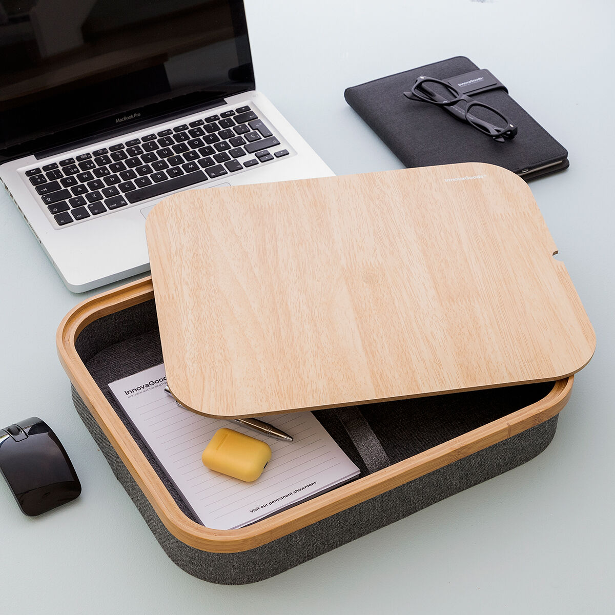 Portable Laptop Desk with Storage Tray Larage InnovaGoods by InnovaGoods