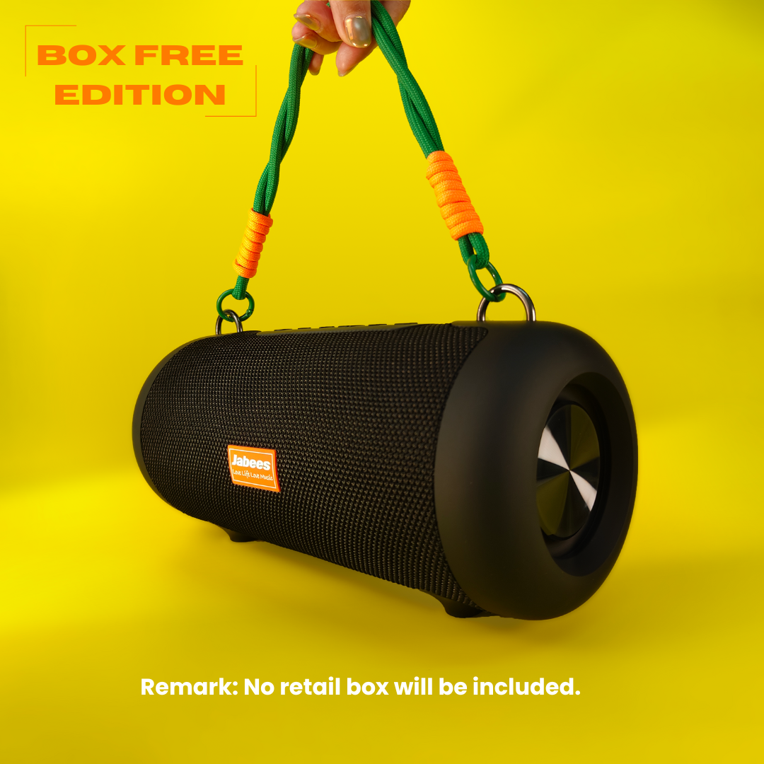 WHALE with Nylon Strap – Bluetooth IPX7 Waterproof Portable Outdoor Speaker with 30W Stereo Sound and USB Charge Out by Jabeesstore