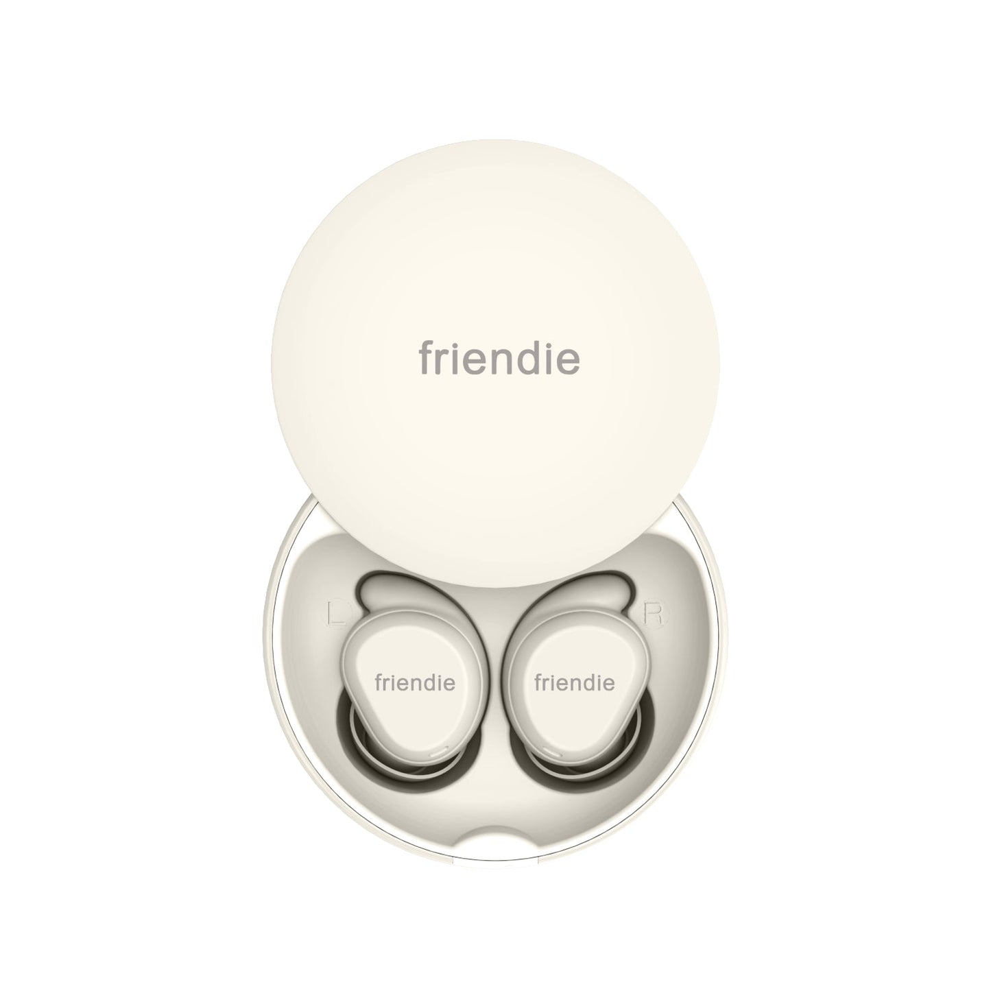 AIR ZEN 3.0 Beige ANC Sleep Earbuds In Ear Headphones by Friendie Audio Pty Ltd