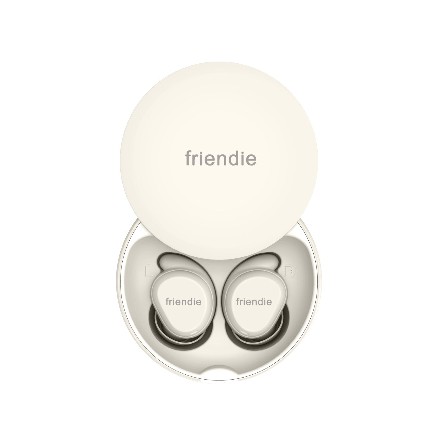 AIR ZEN 3.0 Beige ANC Sleep Earbuds In Ear Headphones by Friendie Audio Pty Ltd