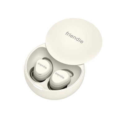 AIR ZEN 3.0 Beige ANC Sleep Earbuds In Ear Headphones by Friendie Audio Pty Ltd
