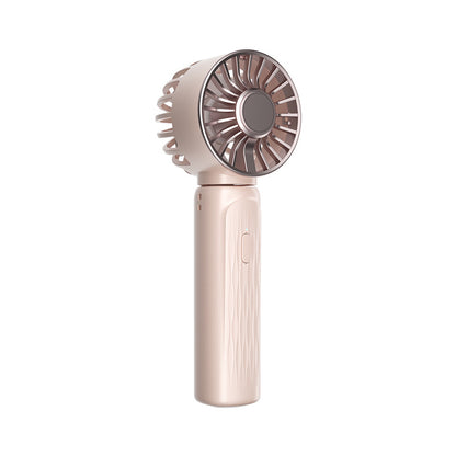 Turbos Chilled Ice Sensation Cold Fan Super Mini Turbos Speed Fan USB Powered Digital Display For Outdoor Camping Travel - Rendtronics