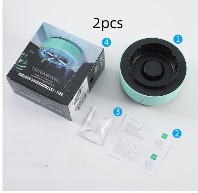 Smoke Removal Air Purification Ashtray Anion Purification Practical Automatic Purifier Ashtray Portable Gadgets For Car Ashtray - Rendtronics
