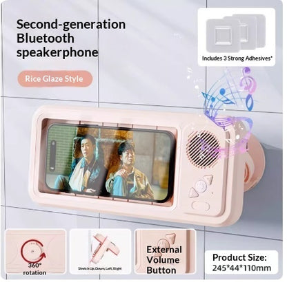 Supporto Telefono Doccia Impermeabile con Speaker Bluetooth - Rendtronics