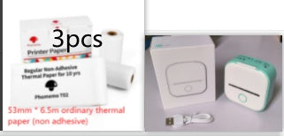 Portable Mini Thermal Label Printer Home Photo Printer Student Wrong Question Printer Bluetooth-compatible Mini Label Printer Price Tag - Rendtronics