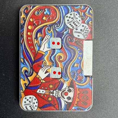 Mechanical Rotating Clown Tech With Five Spinning Disc Dice - Rendtronics