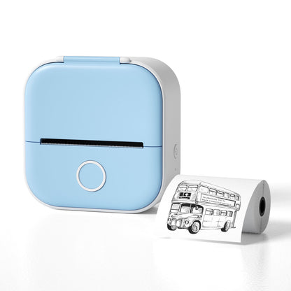 Portable Mini Thermal Label Printer Home Photo Printer Student Wrong Question Printer Bluetooth-compatible Mini Label Printer Price Tag - Rendtronics