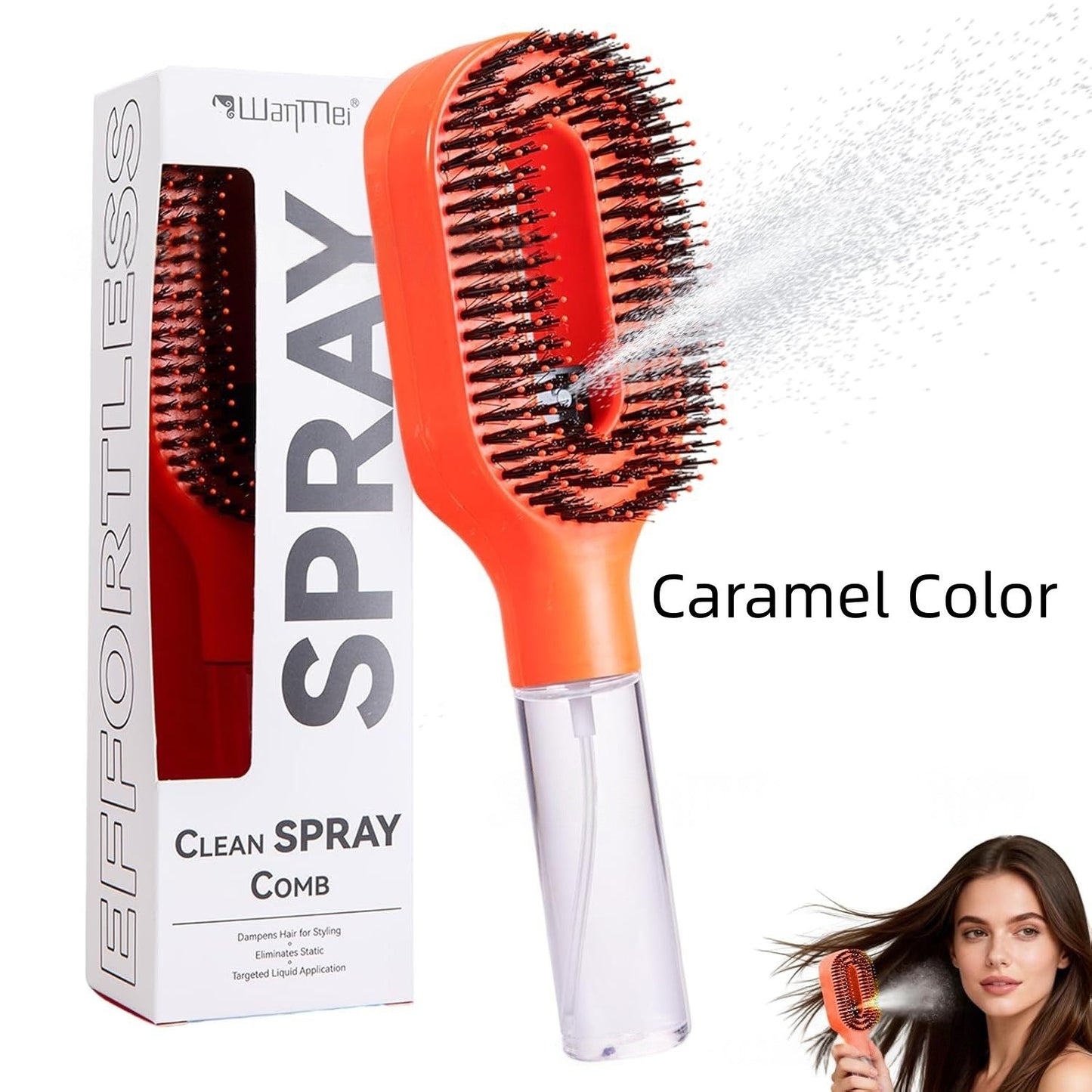 Spazzola Capelli Anti-Crespo con Spray - Rendtronics