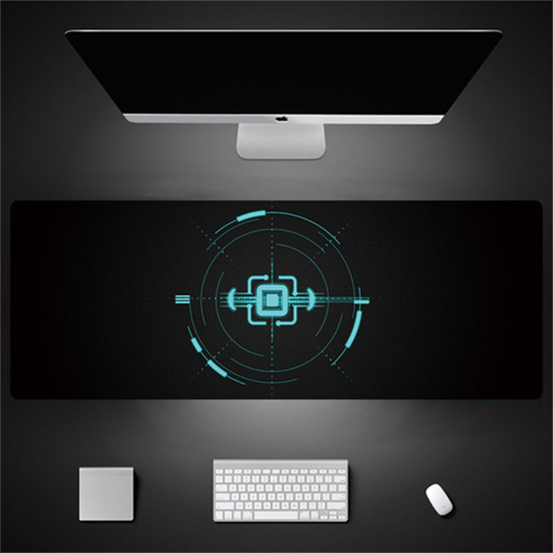 Industrial Style Tech Oversized Seam Keyboard Mouse Desk Pad - Rendtronics