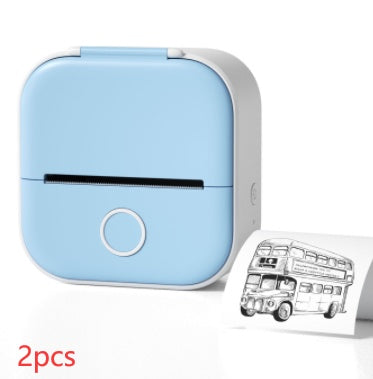 Portable Mini Thermal Label Printer Home Photo Printer Student Wrong Question Printer Bluetooth-compatible Mini Label Printer Price Tag - Rendtronics