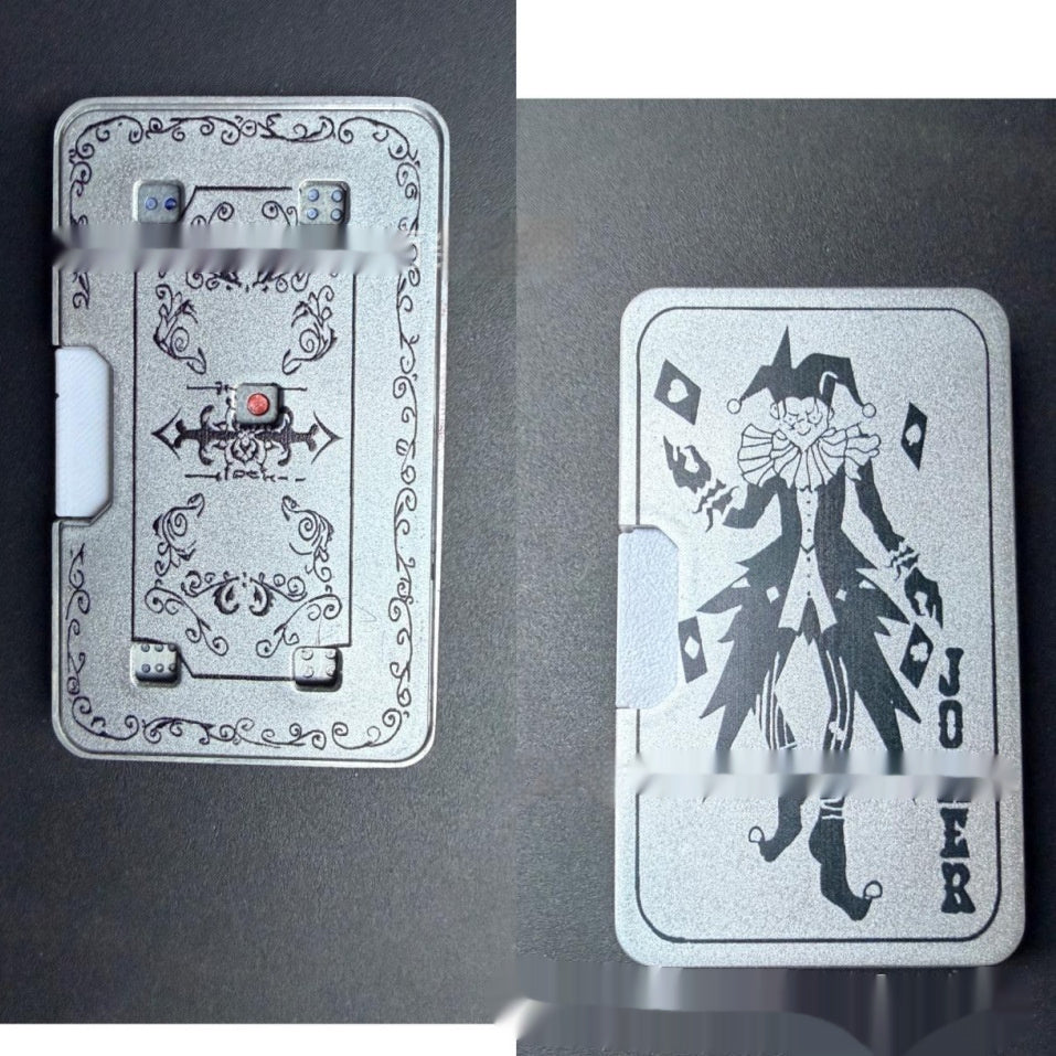 Mechanical Rotating Clown Tech With Five Spinning Disc Dice - Rendtronics