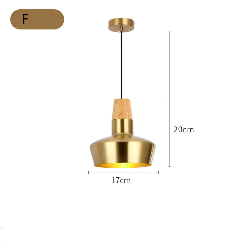 Lampadario Dorato Post-Moderno per Soggiorno - Rendtronics