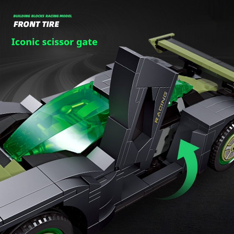 Assemble DIY Tech Sports Car Bricks - Rendtronics