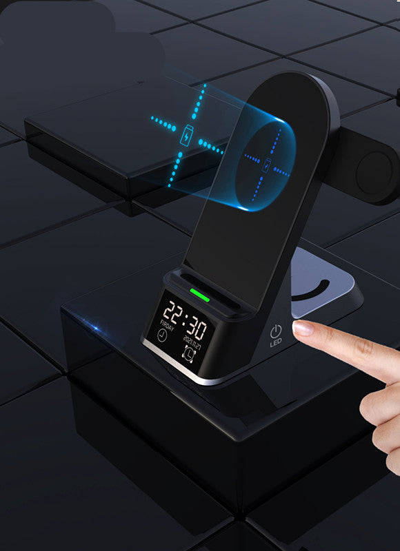 Creative H35 Multifunctional Wireless Charging With Alarm Clock - Rendtronics