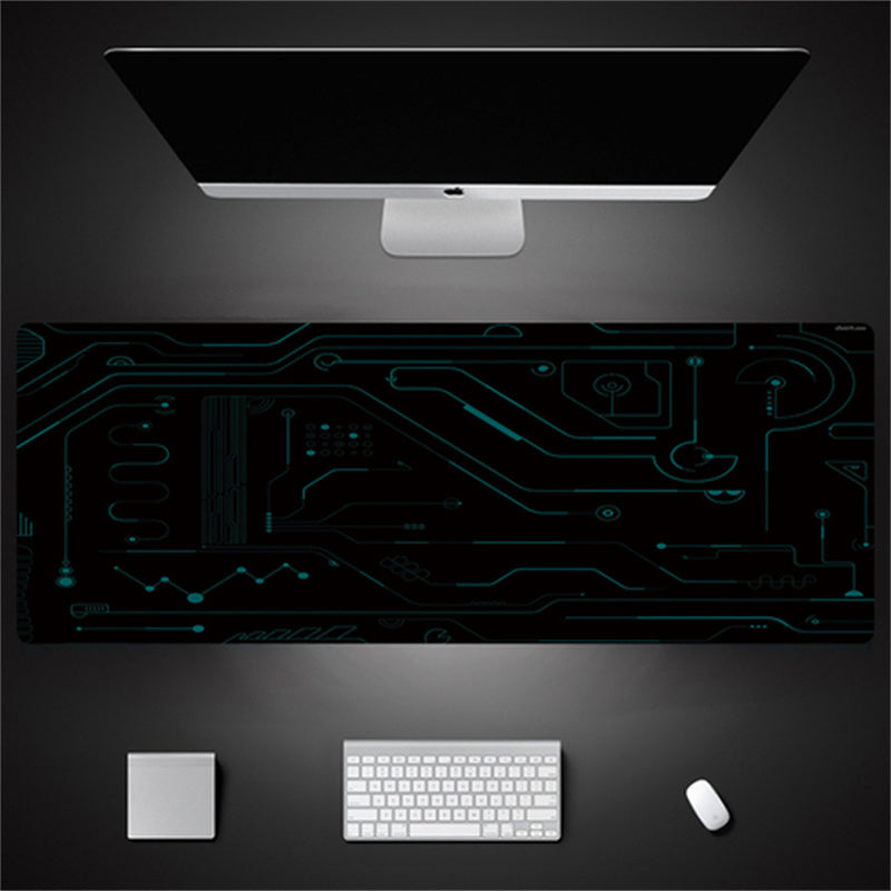 Industrial Style Tech Oversized Seam Keyboard Mouse Desk Pad - Rendtronics