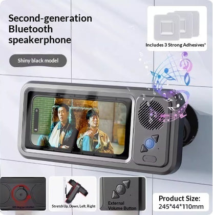 Supporto Telefono Doccia Impermeabile con Speaker Bluetooth - Rendtronics