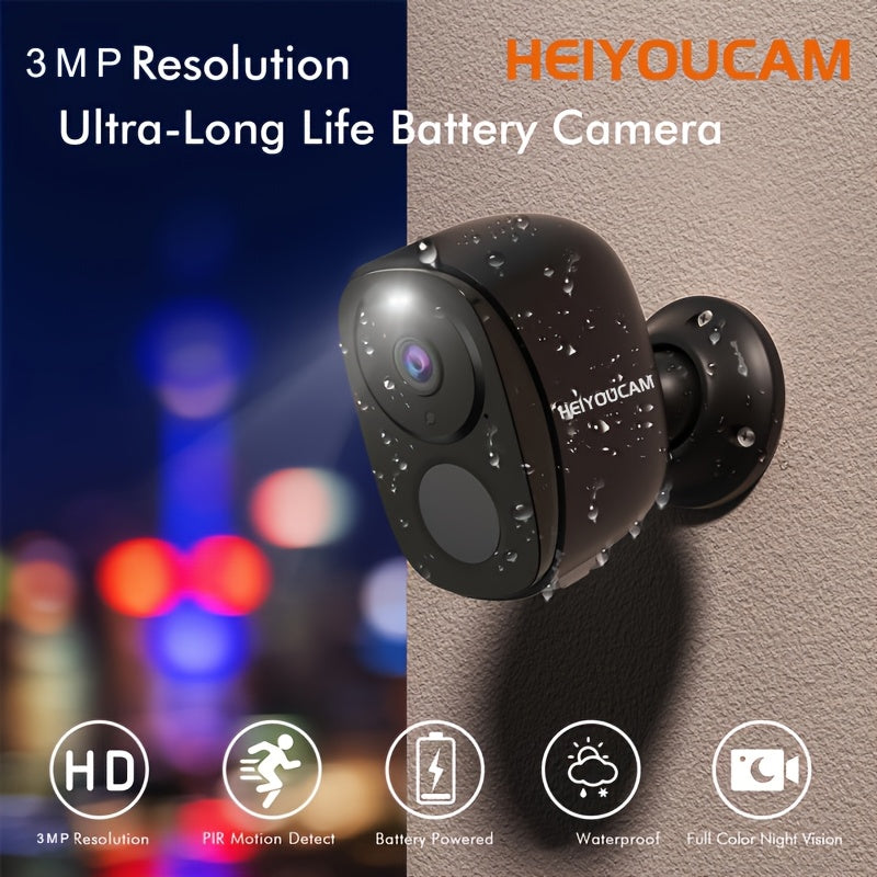 2 Set Wireless Solar Security Camera 3MP Outdoor by TM