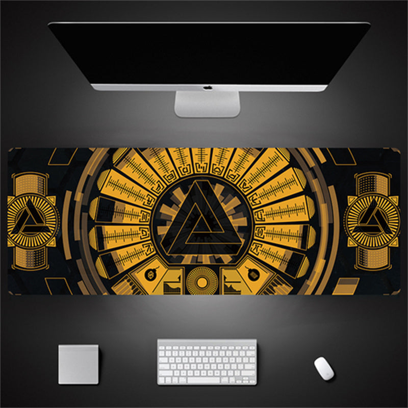 Industrial Style Tech Oversized Seam Keyboard Mouse Desk Pad - Rendtronics