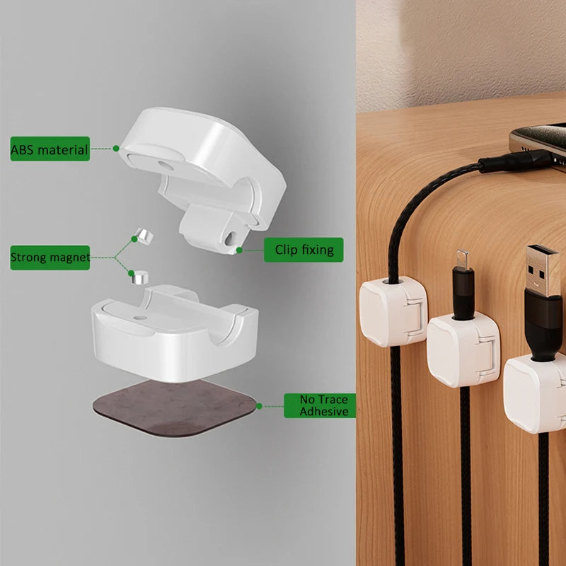 Organizer Cavi Magnetico sotto Scrivania - Rendtronics