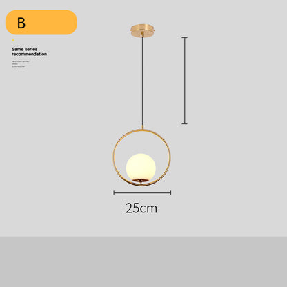 Lampadario Dorato Post-Moderno per Soggiorno - Rendtronics