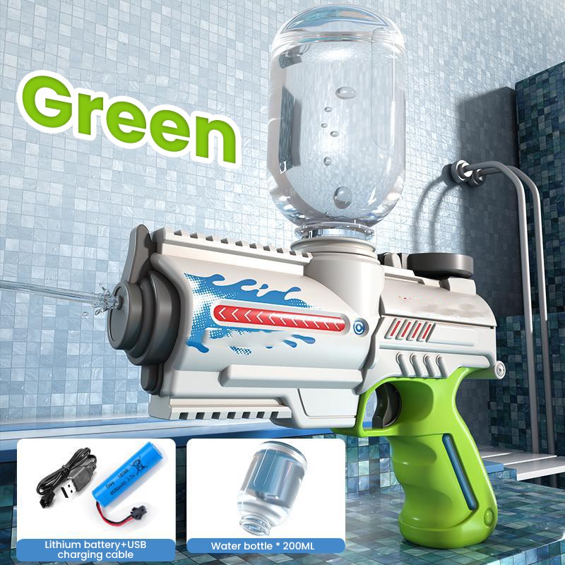 Summer Water Gun High-Tech Automatic Water Soaker Guns Large Capacity Kid Adult Summer Pool Beach Outdoor Toy - Rendtronics