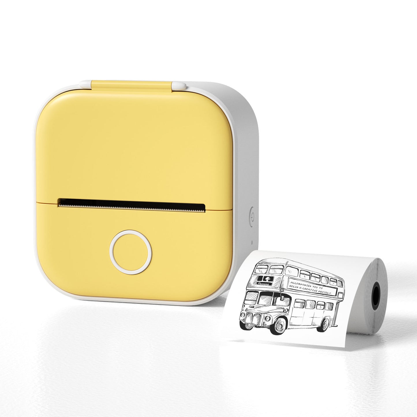 Portable Mini Thermal Label Printer Home Photo Printer Student Wrong Question Printer Bluetooth-compatible Mini Label Printer Price Tag - Rendtronics