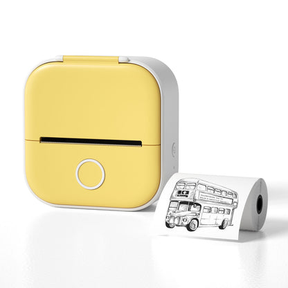 Portable Mini Thermal Label Printer Home Photo Printer Student Wrong Question Printer Bluetooth-compatible Mini Label Printer Price Tag - Rendtronics
